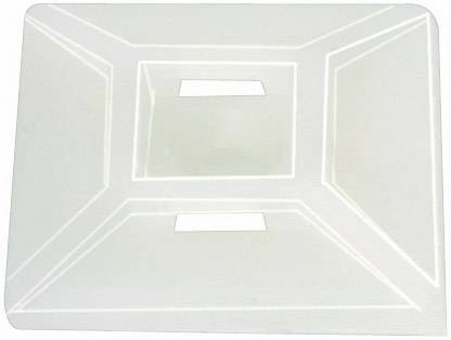 White rectangular plastic cover with slots.