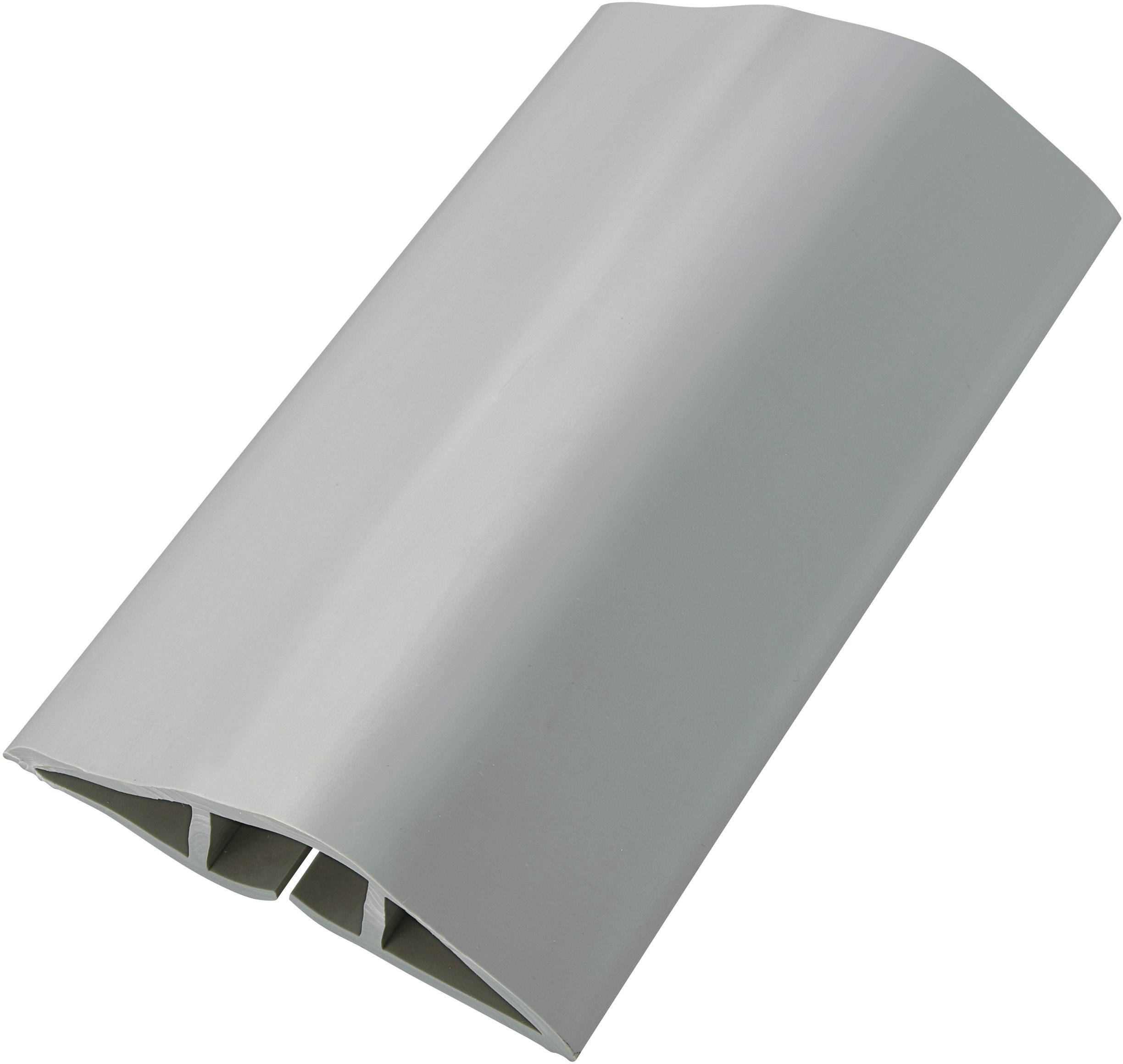 Profile of an aluminium profile in the shape of a rounded rectangle, suitable for use in construction projects for edge protection.