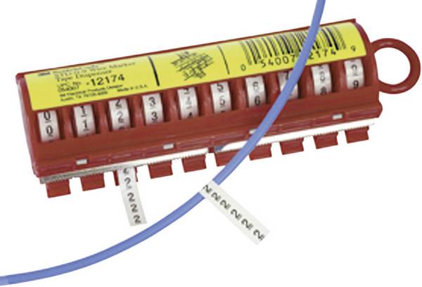 3M 7000058782 Adhesive marker set Imprint 0 - 9 STD-0/9