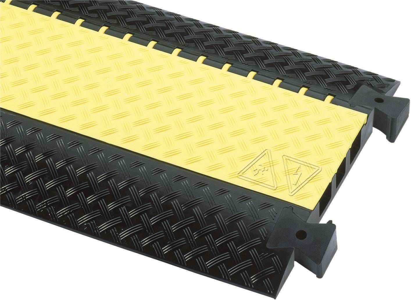 Adam Hall Cable bridge Polyurethane Black, Yellow No. of channels: 3 1000 mm Content: 1 pc(s)