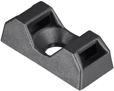 HellermannTyton CTQM5-PA66-BK-C1 Cable mount Screw fixing 151-10930   4x thread Black 1 pc(s)