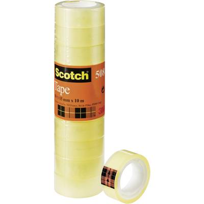 Scotch FT-5100-9661-1 5081510 Tape  Transparent (L x W) 10 m x 15 mm 10 pc(s)