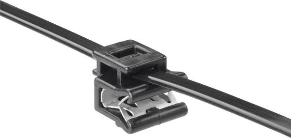 HellermannTyton 156-00661 T50ROSEC5A-PA66W_D1 Cable tie 200 mm 4.60 mm Black Cross-bundling, Lateral bundling 1 pc(s)