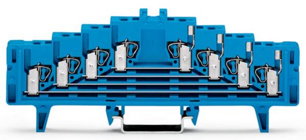WAGO 727-224/023-000 Shunt terminal 7.62 mm Pull spring Configuration: N Blue 50 pc(s)