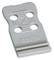 Plastic clip, commonly used for bread bags, with four holes and an embossed brand logo.