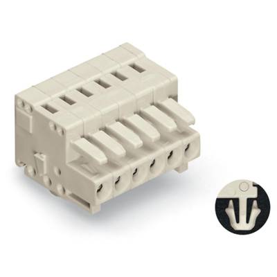 734-106, Spring Type Connector, 734 Series, 3.5 mm Pitch, Female, WAGO