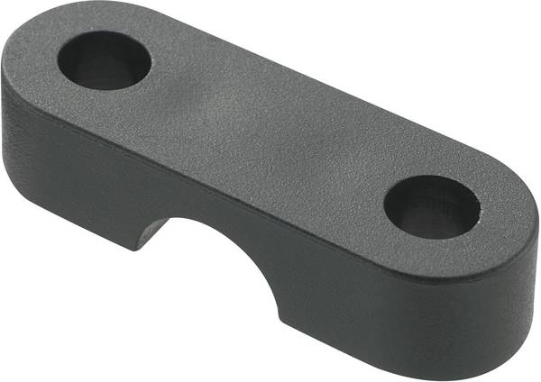 TRU COMPONENTS Strain relief Terminal Ø (max.) 4.5 mm Polyamide 6.6 Black 1 pc(s)