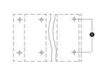Double-deck PCB terminal strip