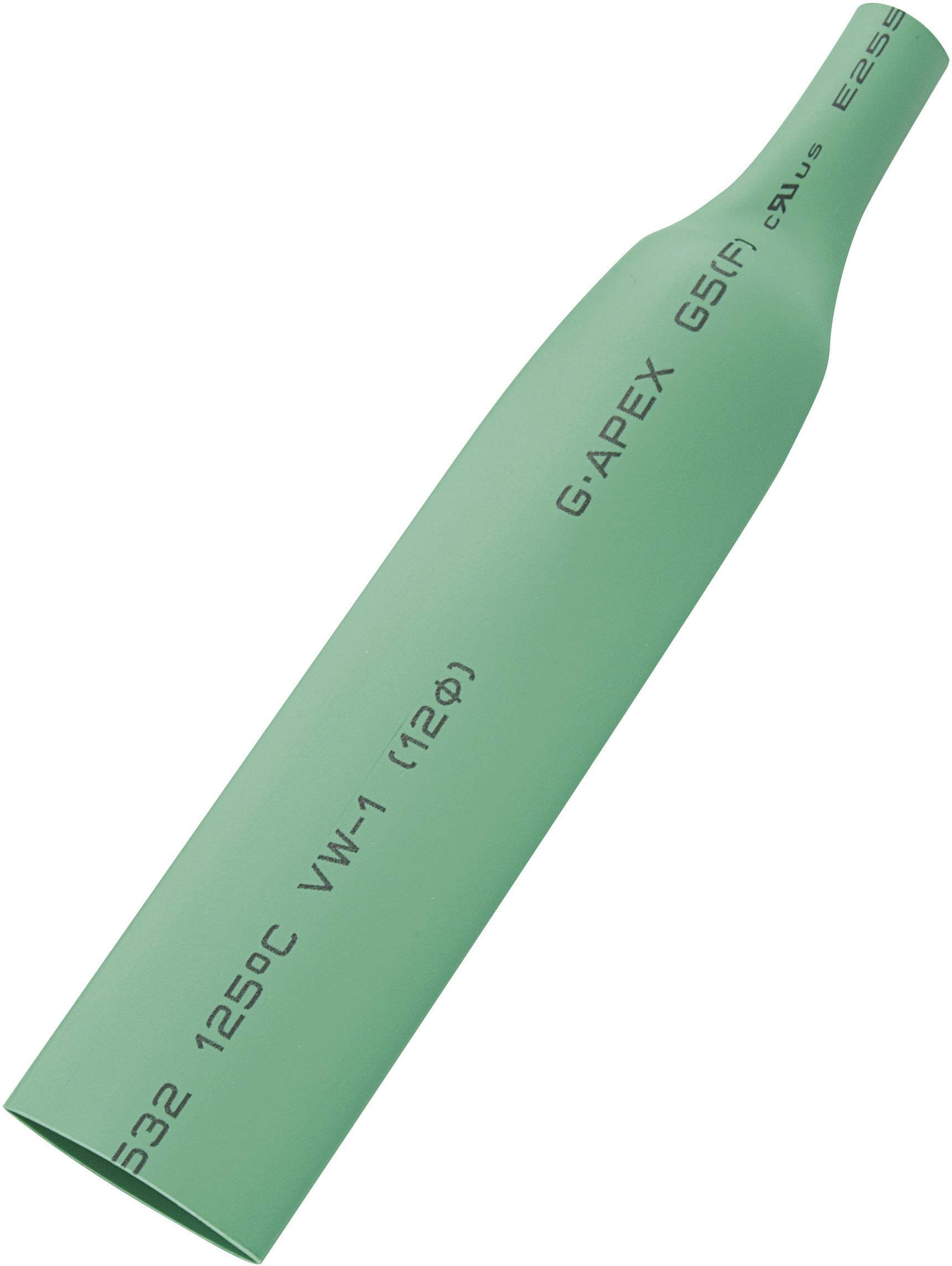 TRU COMPONENTS 1565145 Heatshrink w/o adhesive Green 25 mm 12.50 mm Shrinkage:2:1 5 m