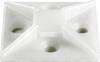 TRU COMPONENTS TC-HC25203 Cable mount Self-adhesive 1593036 Bundle Ø range 12.70 mm (max) 4x thread Transparent 1 pc(s)