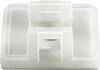 TRU COMPONENTS TC-HC26T203 Cable mount Self-adhesive 1593040 Bundle Ø range 19.40 mm (max) 4x thread Transparent 1 pc(s)