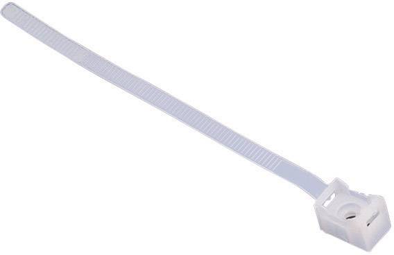 TRU COMPONENTS 1592751 TC-PMA150203 Cable tie 150 mm 7 mm White Screw base 1 pc(s)