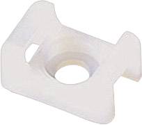 TRU COMPONENTS TC-HC2S203 Cable mount Screw fixing 1593059 White 1 pc(s)