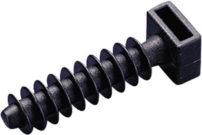 TRU COMPONENTS TC-CHR8203 Cable mount 1593022 Bundle Ø range 9 mm (max) + fir tree Black 1 pc(s)