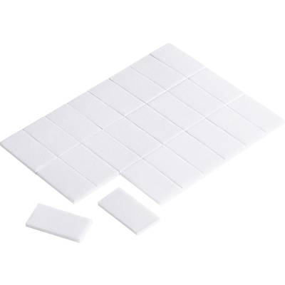 Buy TRU COMPONENTS 1564000 Double sided adhesive pads White (L x W