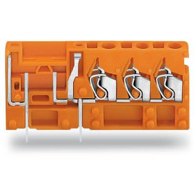 WAGO 742-168 Spring-loaded terminal 2.50 mm² Number of pins (num) 1 Orange 100 pc(s) 