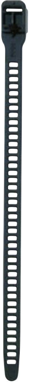HellermannTyton 115-11349 SRT34011 Cable tie 340 mm 11 mm Black Releasable, Highly flexible, Eyelet 1 pc(s)