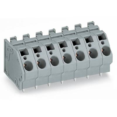 WAGO 745-352/005-000 Spring-loaded terminal 6.00 mm² Number of pins (num) 2 Grey 56 pc(s) 