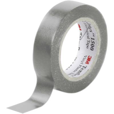 3M Temflex™ 1500 TEMFLEX150015X10GR Electrical tape Temflex 1500 Grey (L x W) 10 m x 15 mm 1 pc(s)