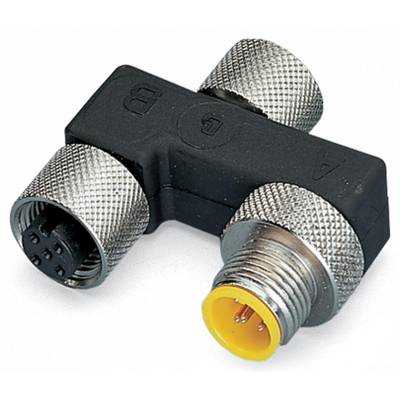 WAGO 756-9303/050-000 Sensor/actuator splitter/adapter M12 Adapter, T-shaped No. of pins (RJ): 5 1 pc(s)