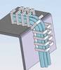 Richco RX2020-4 Cable Bridge Guide Grey