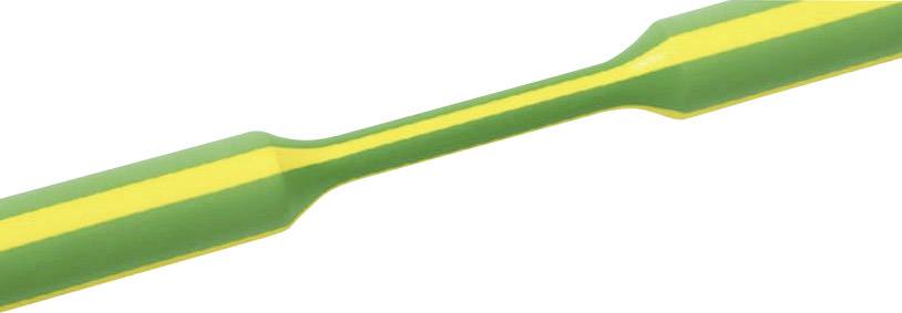 HellermannTyton 319-00307 Heatshrink w/o adhesive Green, Yellow 3 mm 1 mm Shrinkage:3:1 1 m