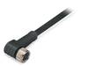 WAGO 756-5102/030-015 Sensor/actuator connector (pre-fab) M8 Socket, right angle 1.50 m No. of pins (RJ): 3 10 pc(s)