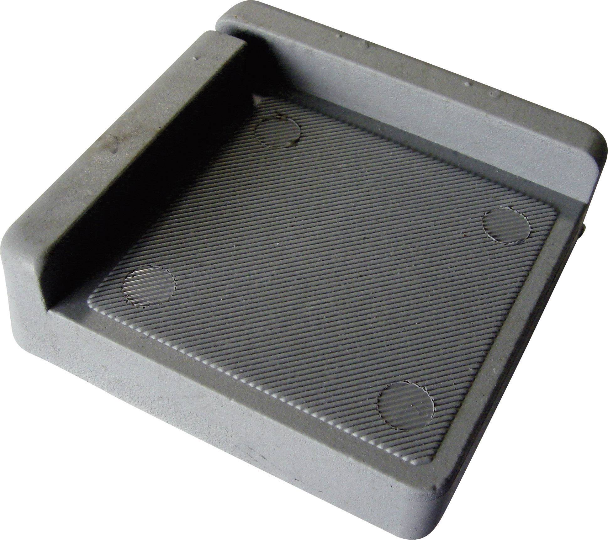 PB Fastener 121845 Anti-vibration pad Grey (L x W x H) 75 x 75 x 25 mm 1 pc(s)