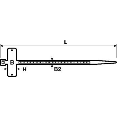 HellermannTyton 111-81821 IT18R-N66-NA-C0 Lead marker Writing area: 25 x 8 mm Ecru 1 pc(s)-2