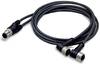 WAGO 756-5517/040-010 Sensor/actuator splitter/adapter M12 Plug, straight, Socket, right angle 1.00 m No. of pins (RJ): 4 10 pc(s) Box