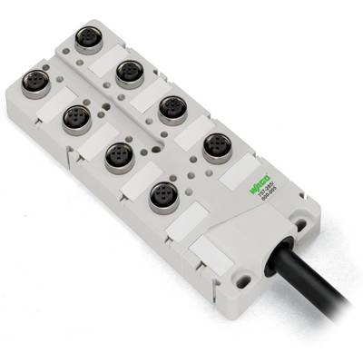 WAGO  757-285/000-005 Sensor & actuator box (passive) M12 splitter + steel thread 1 pc(s) 