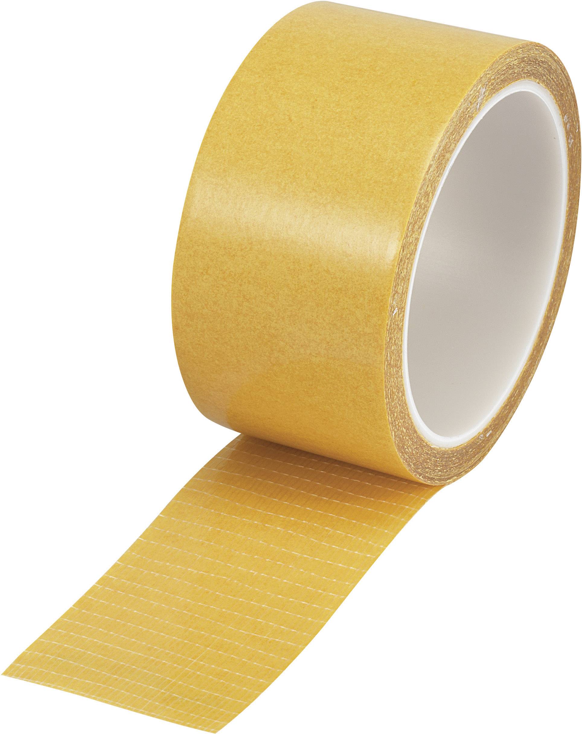 TOOLCRAFT 9027-500/10M 1564023 Double sided adhesive tape Clear (L x W) 10 m x 50 mm 1 pc(s)