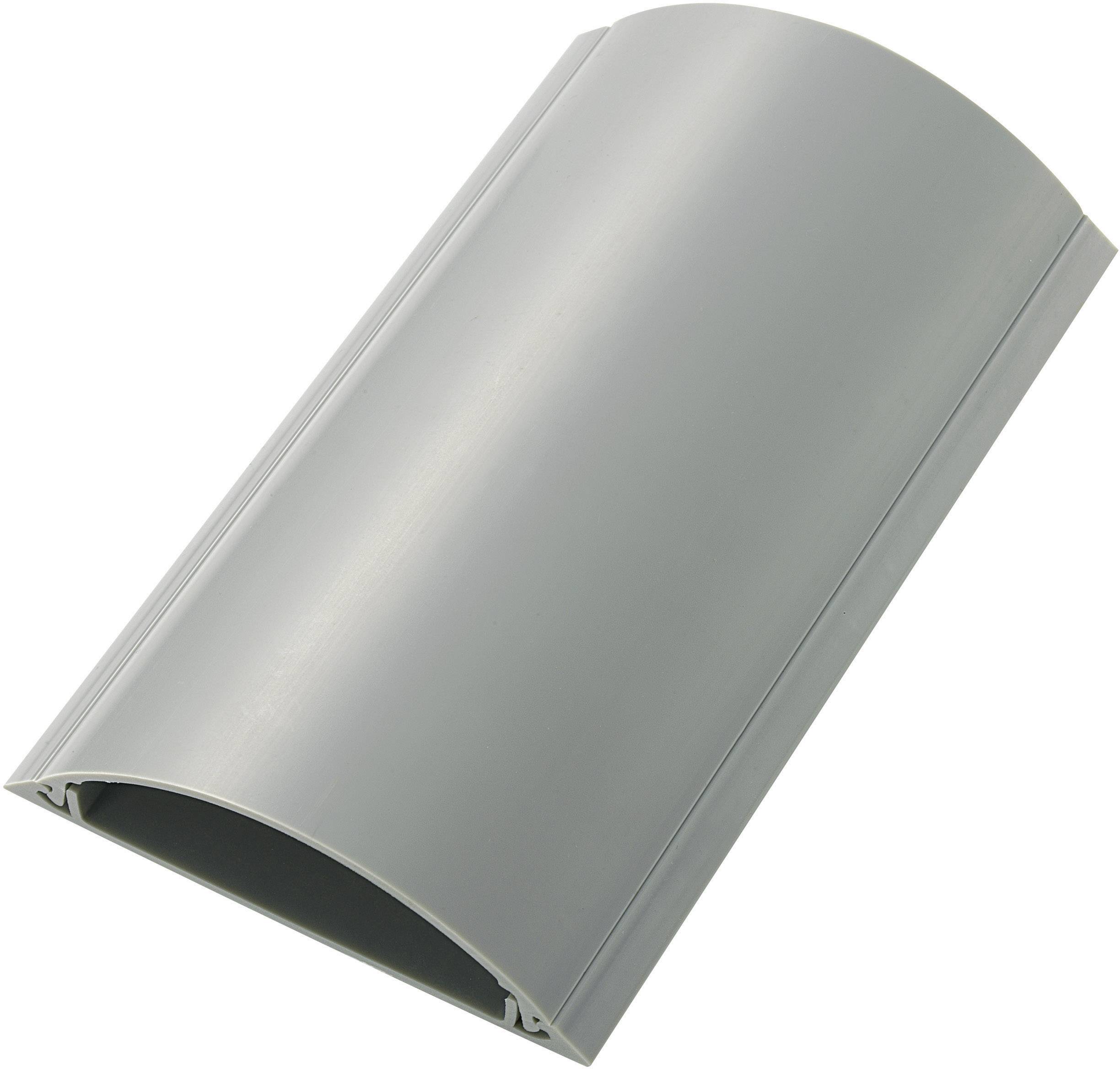 TRU COMPONENTS Cable bridge 1592926 PVC Grey No. of channels: 1 1000 mm Content: 1 pc(s)