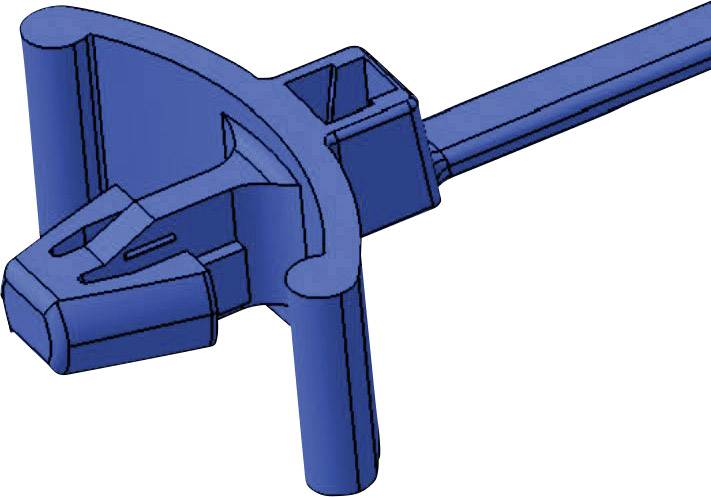 HellermannTyton 111-85560 T18RSF-W-BK-C1 Cable tie 100 mm 2.50 mm Black Spring toggle, Heat-resistant 1 pc(s)-1