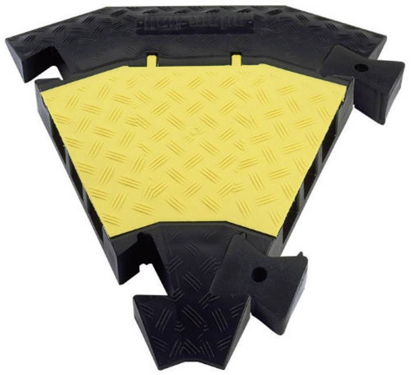 Adam Hall 45 degree connector Polyurethane Black-yellow No. of channels: 3 Content: 1 pc(s)