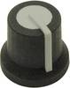 Cliff CL170825BR CL170825BR Control knob Black, Grey (Ø x H) 16.8 mm x 14.5 mm 1 pc(s)