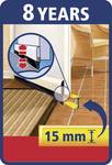 tesa COMFORT 05405-00102-00 Door sealing rail tesamoll® Stainless steel (L x W) 1 m x 40 mm 1 pc(s)
