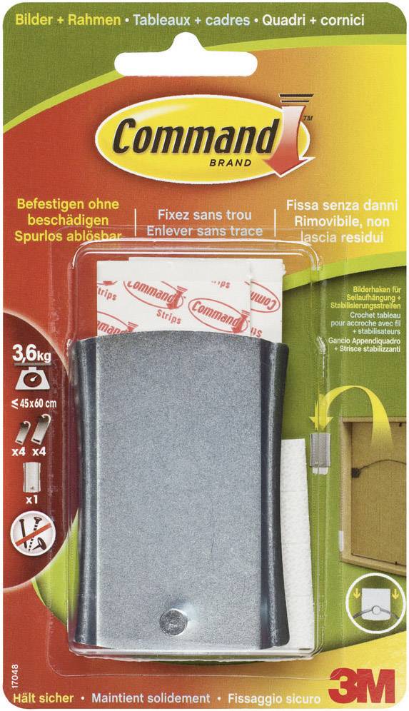 3M 17048 Command™ picture hooks Metal Content 1 pc(s)