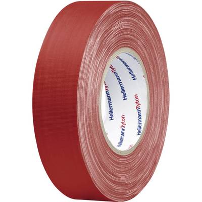 HellermannTyton HTAPE-TEX-RD-19x50 712-00501 Cloth tape HelaTape Tex Red (L x W) 50 m x 19 mm 1 pc(s)