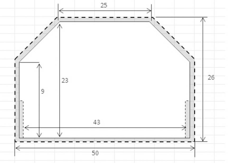 B-Tech 2731HZ3SITZ26 Cable duct (L x W x H) 1100 x 50 x 26 mm 1 pc(s) Silver-1