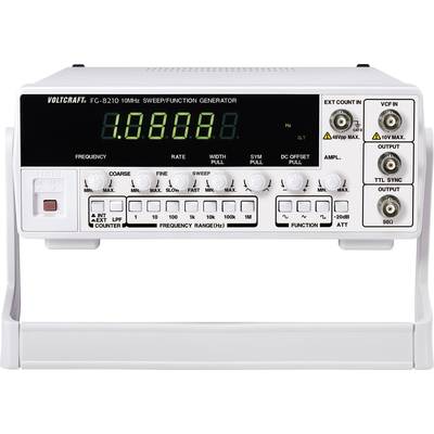 VOLTCRAFT 8210 Mains-powered Calibrated to (ISO standards) 10 MHz (max) 2-channel 