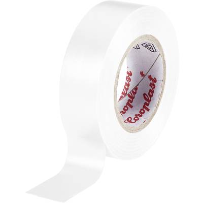 Coroplast 302 302-10-19WH Electrical tape  White (L x W) 10 m x 19 mm 1 pc(s)