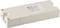 A rectangular, white electronic device with a label displaying technical specifications and certification marks.