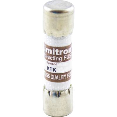Bussmann by Eaton KTK 8 A KTK 8 A Micro fuse (Ø x L) 10.3 mm x 38 mm 8 A 600 V Very quick acting -FF- Content 1 pc(s) 