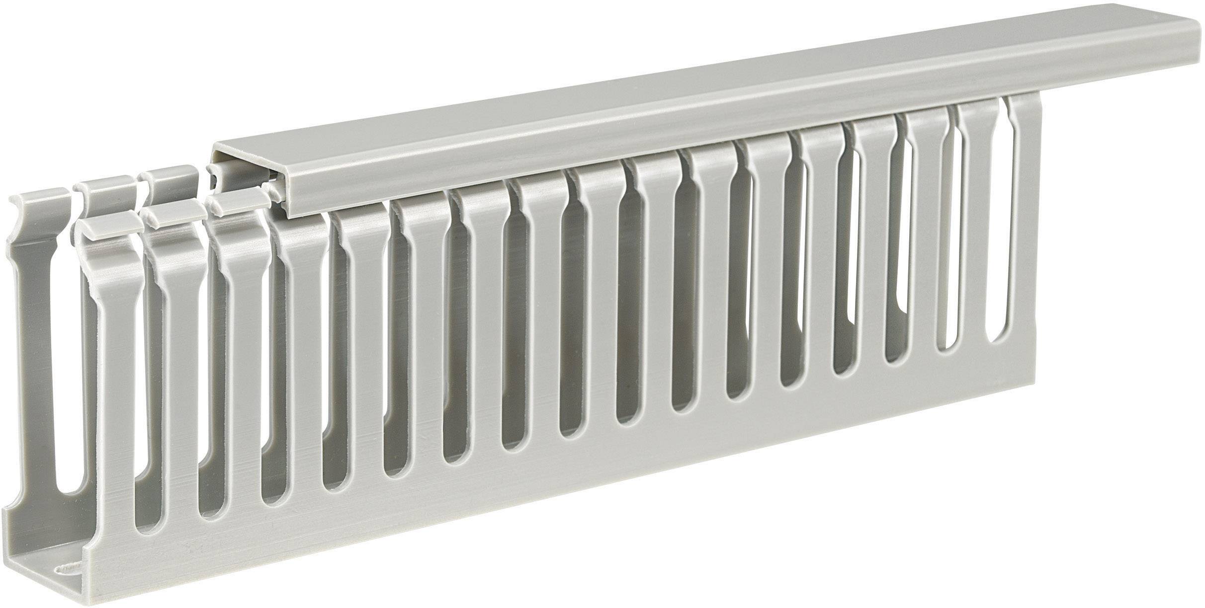 Sygonix SY-5045588 Cable duct (L x W x H) 2000 x 25 x 65 mm 1 pc(s) Grey