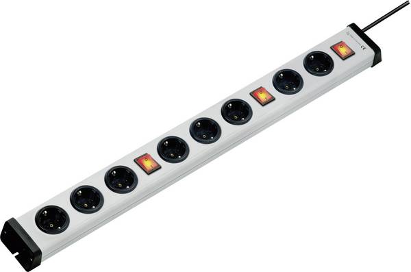 Ehmann 0203x00082301 Power strip (+ switch) 8x Grey PG connector 1 pc(s)