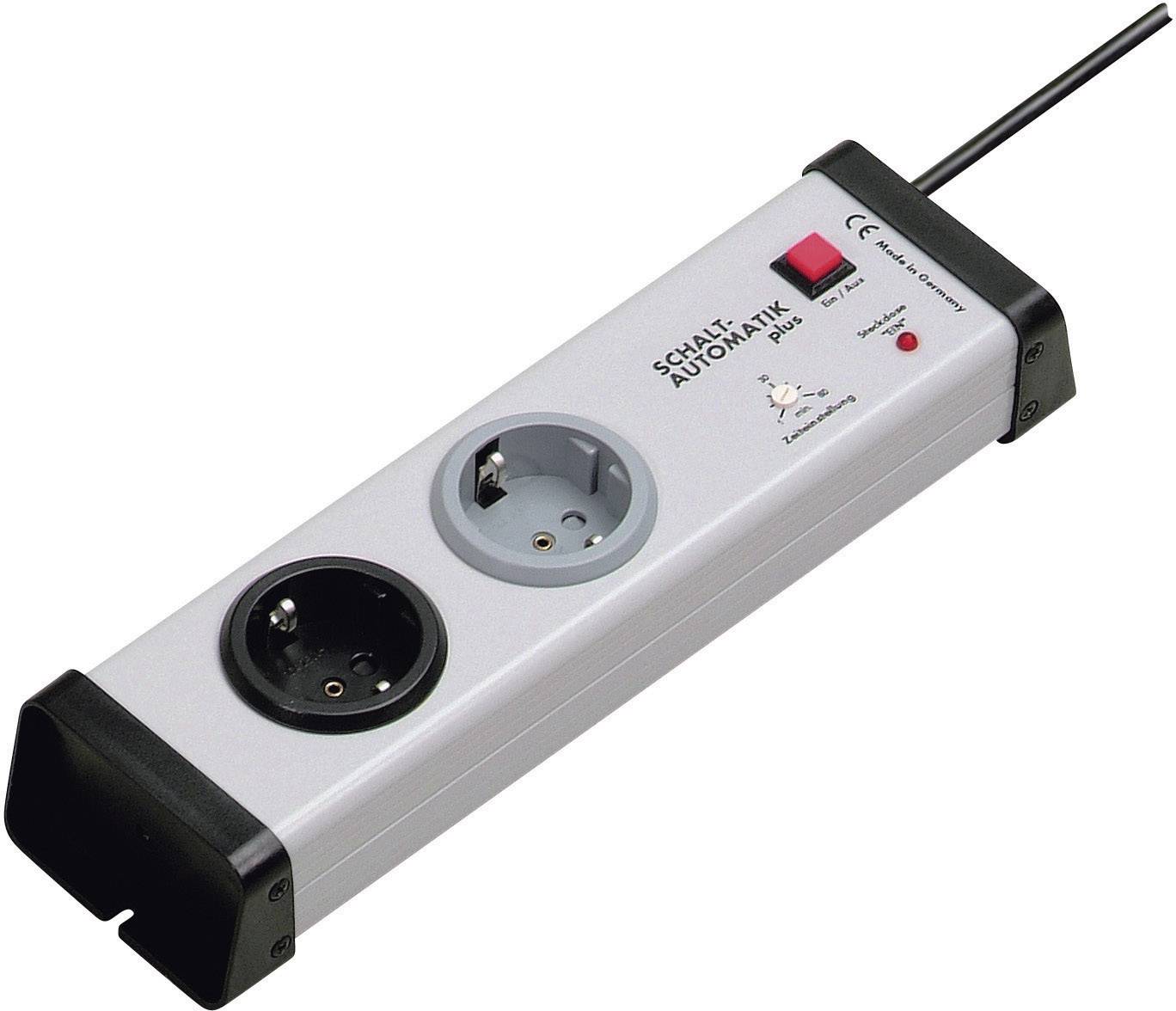 Image of Ehmann 0222x00022301 Power strip (+ switch) 2x Grey PG connector 1 pc(s)