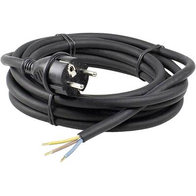 AS Schwabe 70912 Current Cable  Black 15.00 m