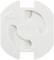 White plastic component with embossed text 'Made in Germany' and logo 'N&L'.