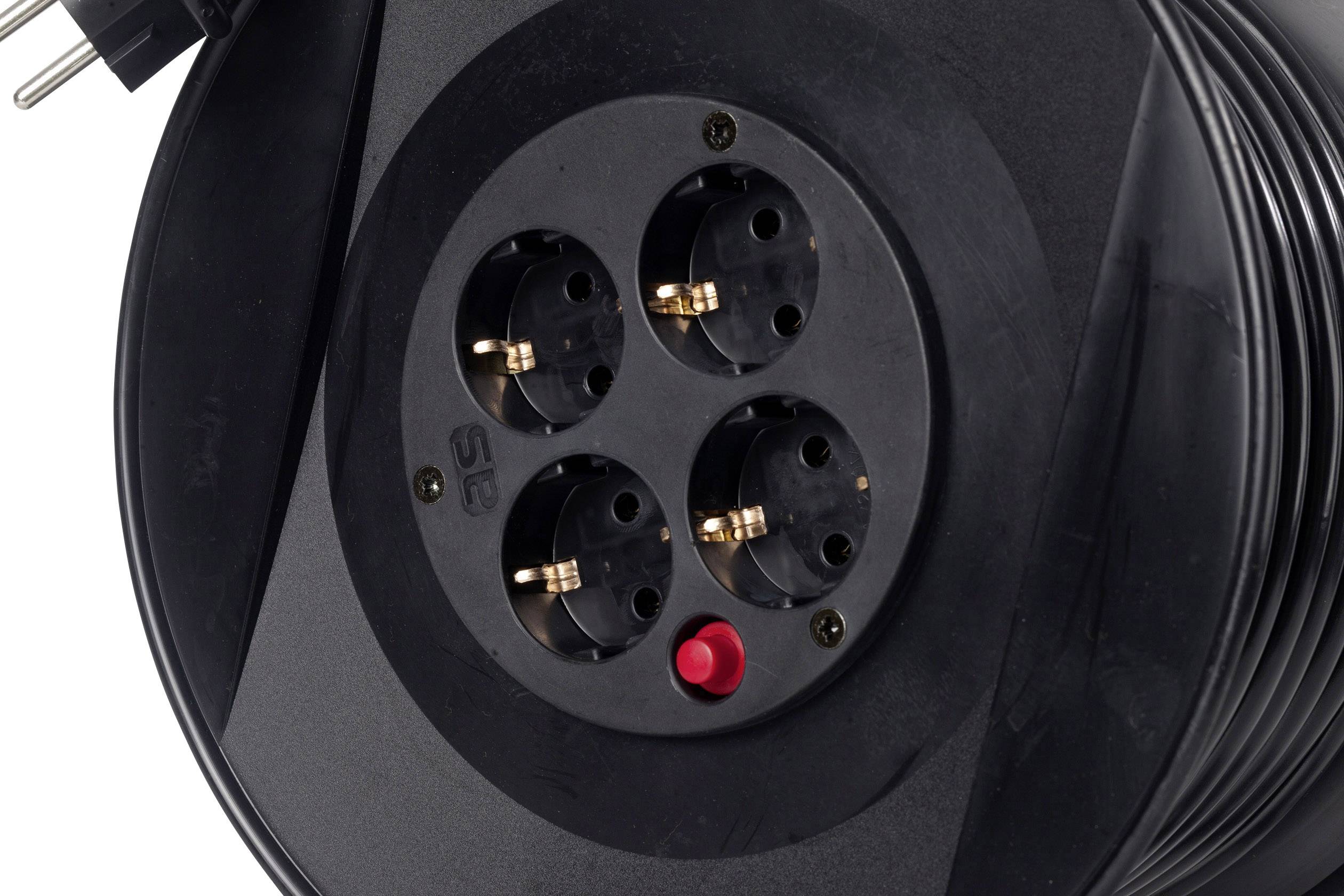 AS Schwabe 11103 Cable reel 20.00 m Black PG plug-4